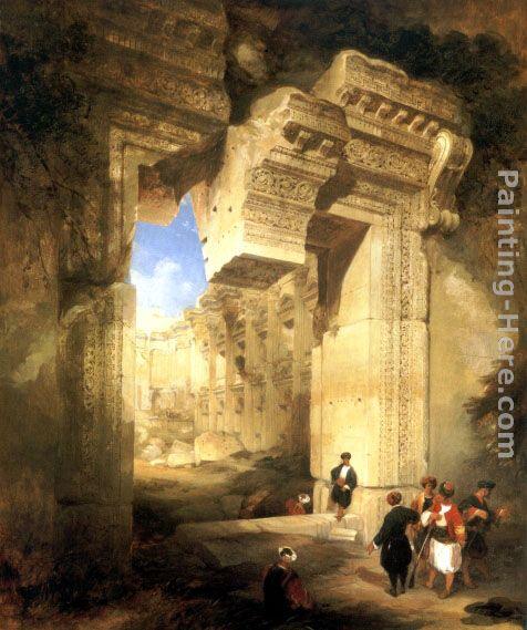 David Roberts The Gateway of the Great Temple at Baalbec